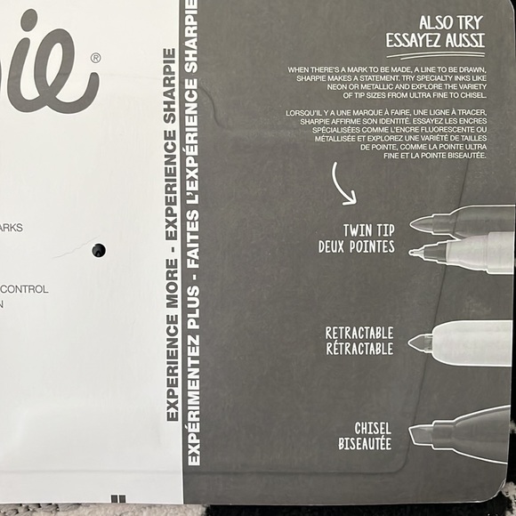 Set of 2 Sharpie Permanent Markers Fine and Ultra-Fine Points Assorted 21 Count - Picture 4 of 5